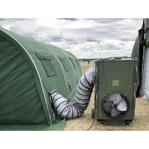 Field Medical tent with air conditioner cooling