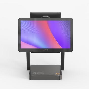 Gmaii 15 ιντσών Android Mini POS Μηχανή πληρωμής μετρητών με τιμή εκτυπωτή