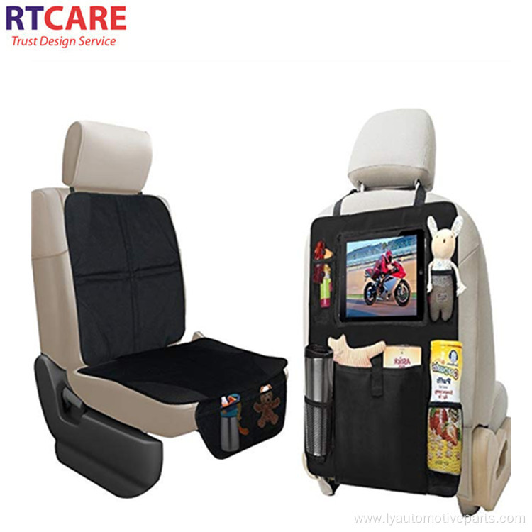 Removable car seat storage bag