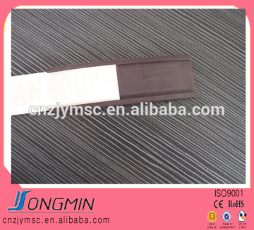 flexible c-profile label holder magnetic strip