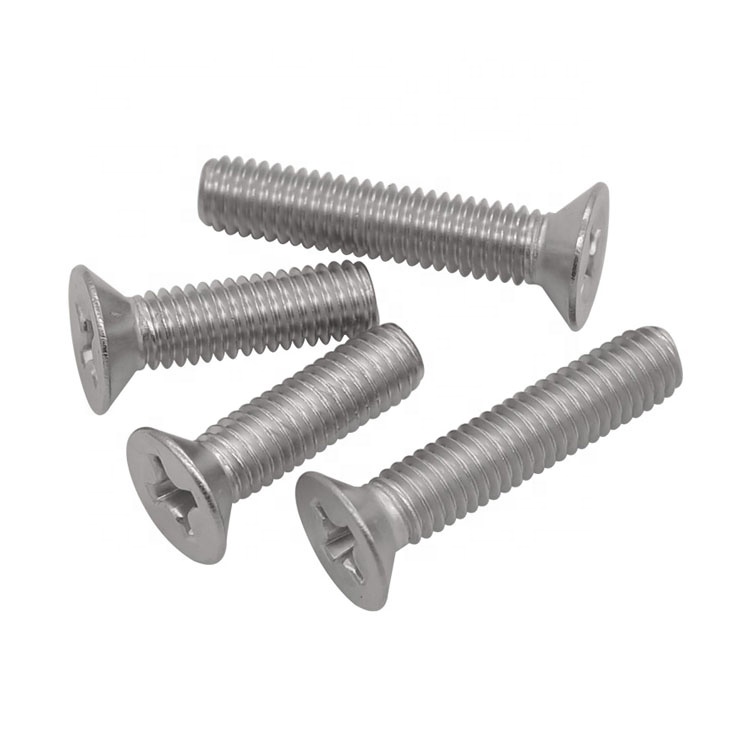 DIN965 Metric Cross Rekessed Countersunk Head Screw