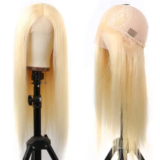613 wigs 100%c  human hair virgin  lace front wigs blonde for women
