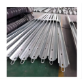 galvanized steel tilt street light poles