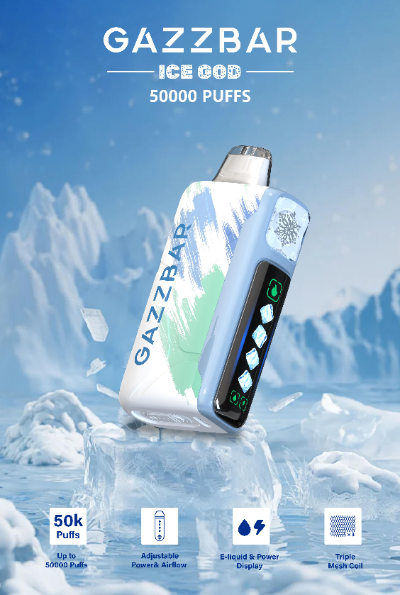 Gazzbar Disposable Vape Ice God 50000 Eu Wholesale