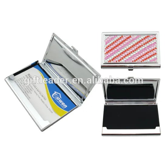 Crystal Stainless Steel Namecard Case
