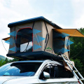 キャンプSUVカーの屋上テントハードシェル