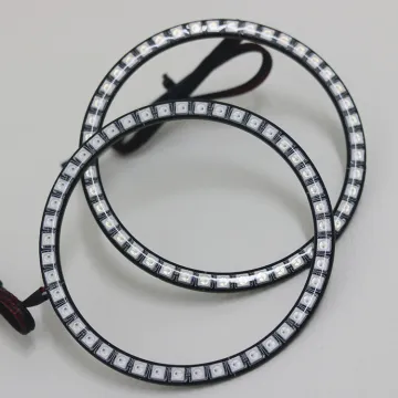RGB RGBW Chasing Flow Water Proof White Coated 80mm LED Halo Rings: Enhancing Your Lighting Experience