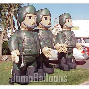 Inflatable Balloon Military Soldiers, Inflatable Army (B3044)