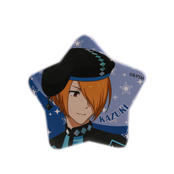 Customized Star and Heart Shape Button Badges