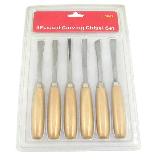 6PC Wood Carving Chisel Set with Wooden Handle (WT5013)