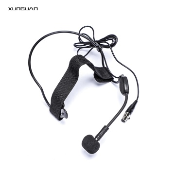 High Quality 3Pin/4Pin Headset Microphone Accessories for Wireless Bodypack Systems