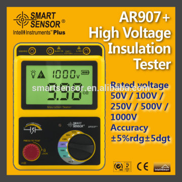 High Voltage Insulation Tester AR907+ Smart Sensor