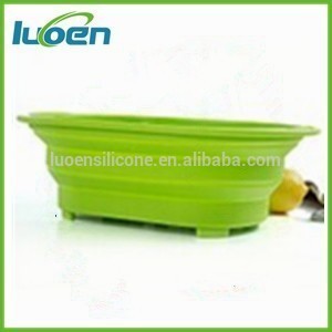 Pop high quality camping tools silicone folding wash basin