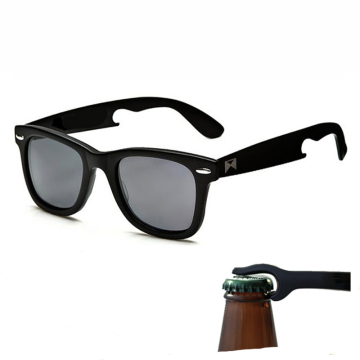 Recycled Plastic Sunglasses with Beer Opener