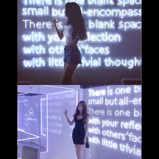 POPULAR NEON LIGHTING WALL