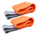 12 Ton 9M Or OEM Length 300MM Width Synthetic 9T Webbing Lifting Belt Sling Orange Color code Safety Factor 8:1 7:1 6:1