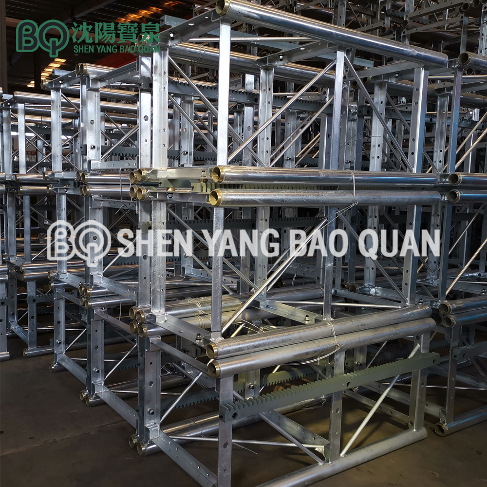 Galvanized Mast Section for Construction Hoist