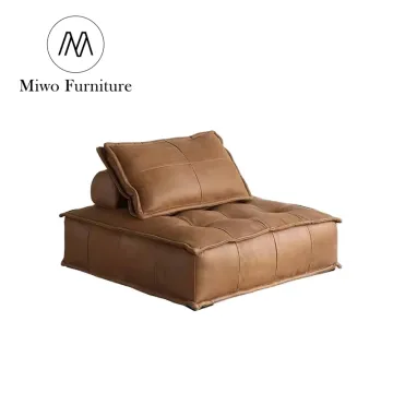 Modern Leather and Fabric Recliner Sectional Sofa Set for Hotel Home with Nordic Balcony Chairs