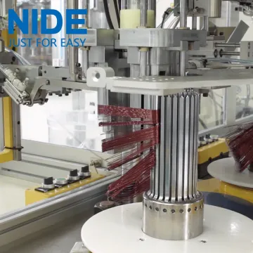 Automatic three phase electirc motor winding stator production line machine