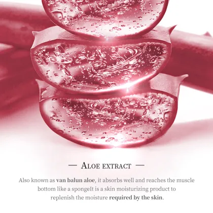 BIOAOUA Moisturizing Pink Aloe Vera Gel