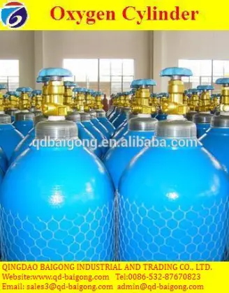 seamless steel oxygen gas cylinder