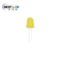 Super helder 8 mm diffuse gele LED -lamp 590 nm