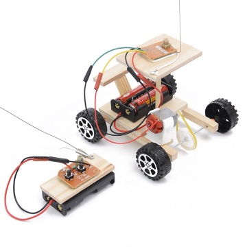 STEM Educational DIY Wireless Remote Control Car Kit for Children