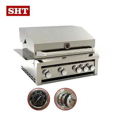 Natural Gas Propane Gas Stainless Steel Barbecue Grills for Outdoor