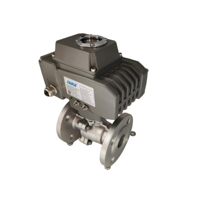 Van bi mặt bích điện