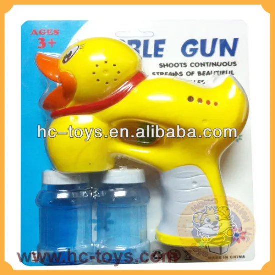 hot sale B/O Bubble Gun toys with light & music HC069399, Duck Bubble Gun