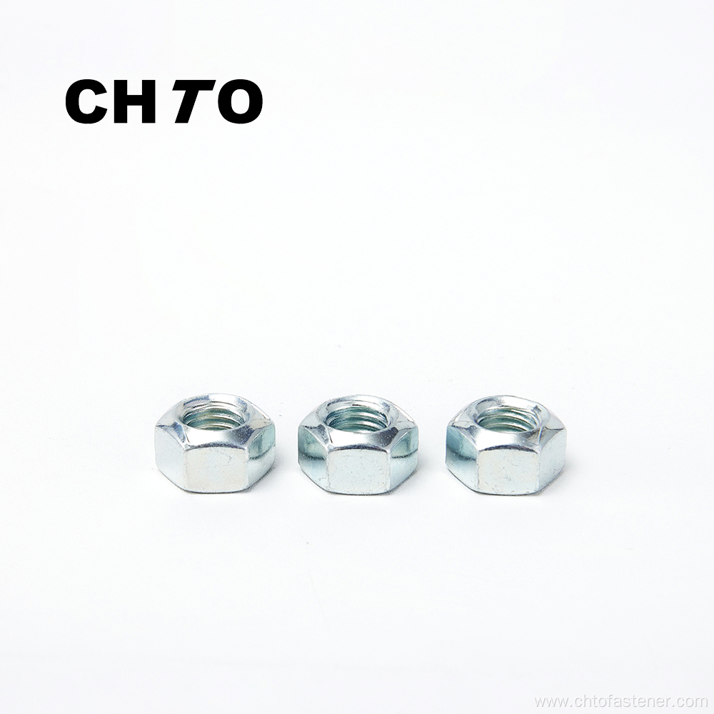 ISO 7042 Grade 12 Zinc plated All metal hexagon lock nuts