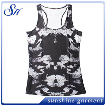 Custom sublimated women gym tank top wholesale