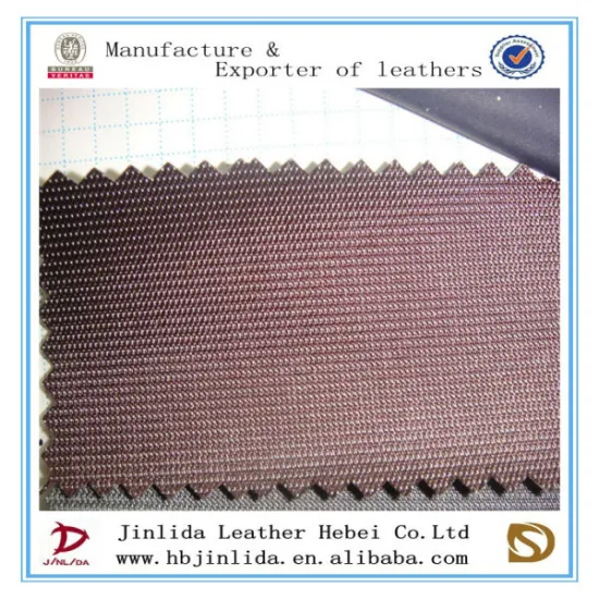 high quality calendering nylon fabric laminated pvc for bags