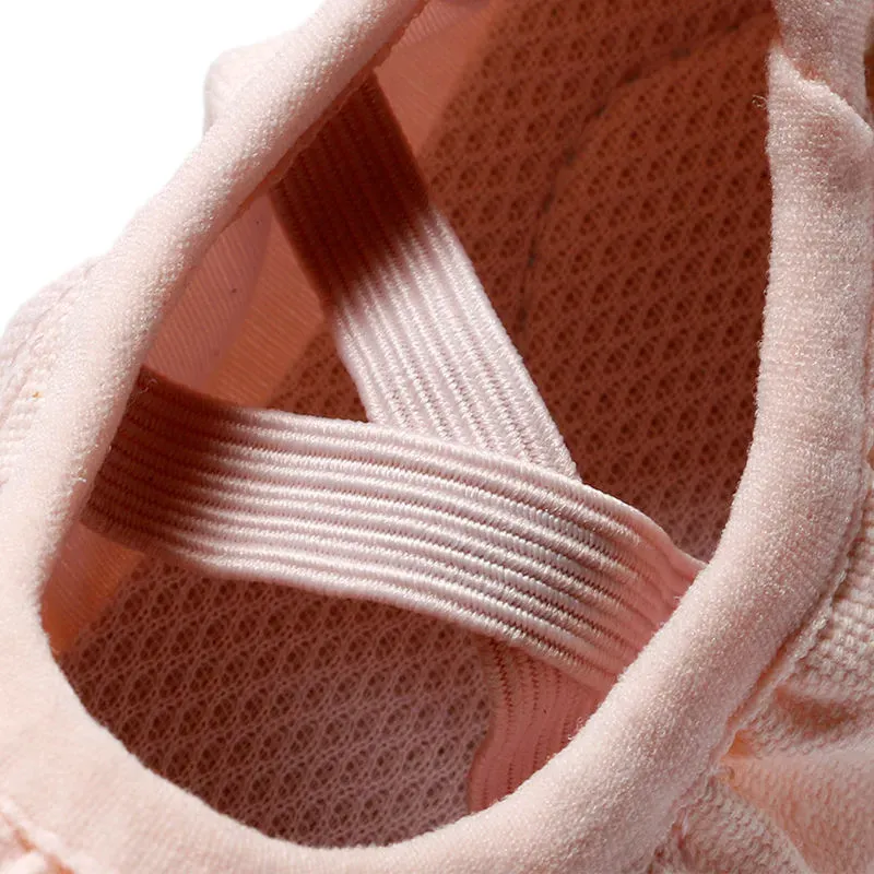 Highly Elastic Canvas Ballet Shoes for Toddlers