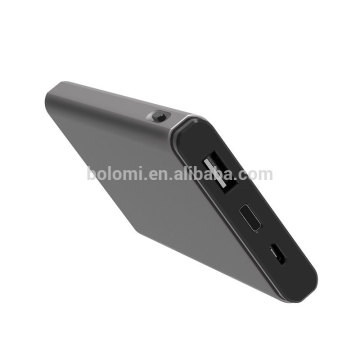 10000mah Portable charger power bank with Aluminum alloy Type C port