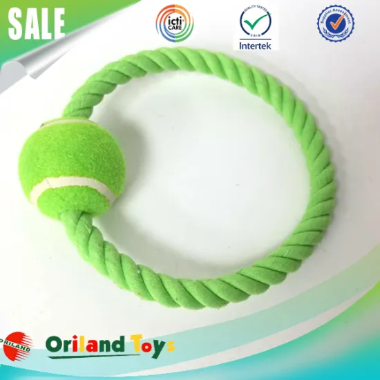 Dog durable chew oxford fabric rope frisbee