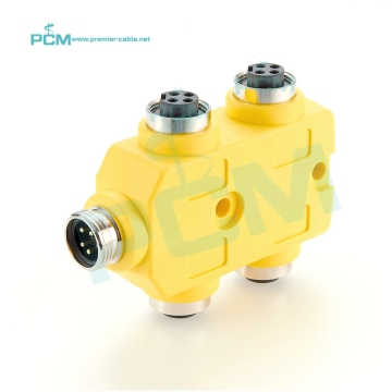 7/8 Inch High Voltage Power 4 Way 4 Pin Distribution Box for Field Control Hub