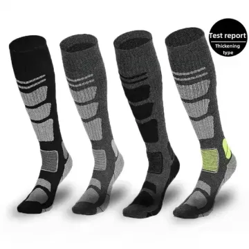 Enhanced Cushioning Socks for Winter Outdoor Comfort