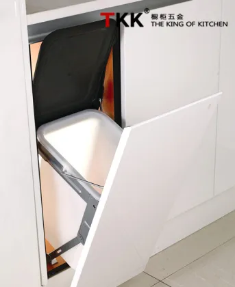 Kitchen Cabinet Built-in Waste Bin