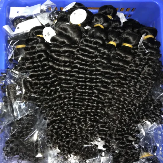 Wholesale Burmese Raw Curly Human Hair Extensions for Black Women