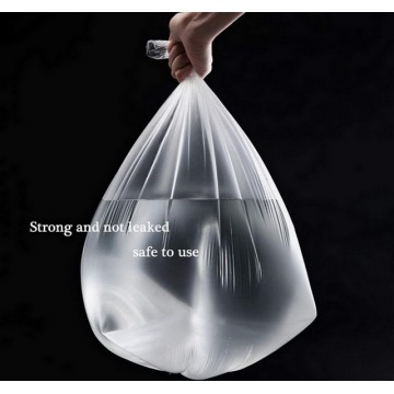Clear Tall Strong Plastic Garbage Poly Bag