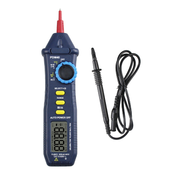 Penguji Ammeter Voltmeter Digital Portable Pen Portable dengan lampu suluh dan lampu suluh