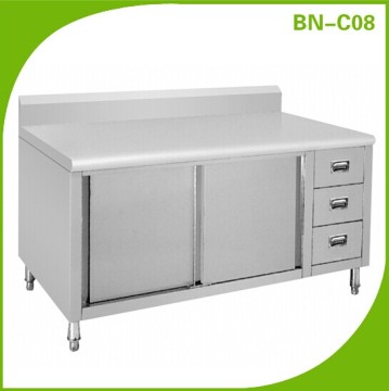 Stainless Steel Pantry Cabinet/Kitchen Cabinet Desgin (BN-C08)