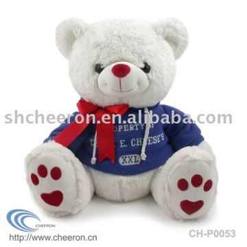 Plush bear,stuffed bear,dressed bear