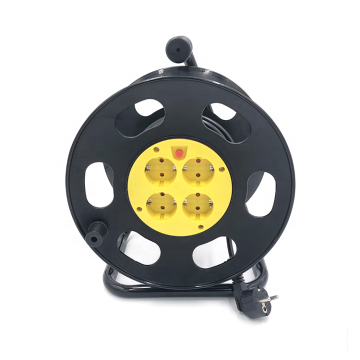 Đức H05VV-F 3G1.5 PVC 4x16A ổ cắm mở rộng có thể thu vào được có cửa chớp an toàn cho trẻ em