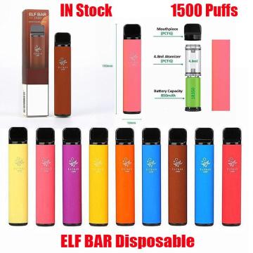 Sabores de frutas Elf Bar 1500 Puffs por atacado