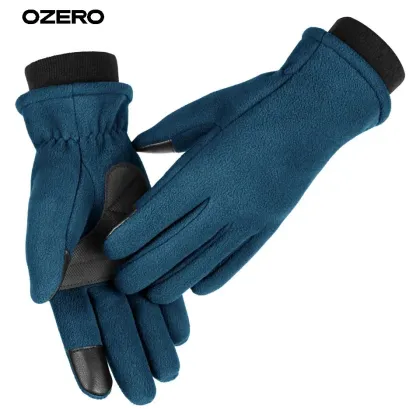 OZERO Custom Wristbands and Cold-Proof Lining Winter Gloves