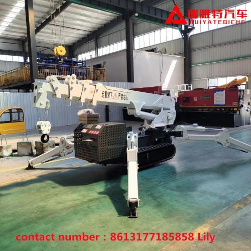 3.0 Ton Spider Crane 3t crawler crane overhead operation vehicle Supplier