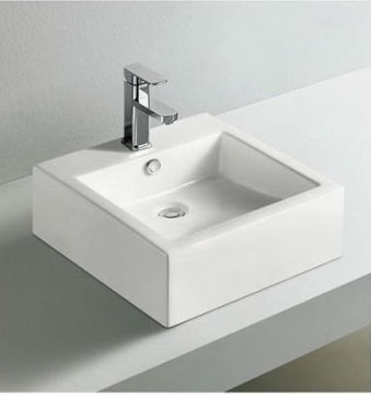 YC-03 Ceramic square basin