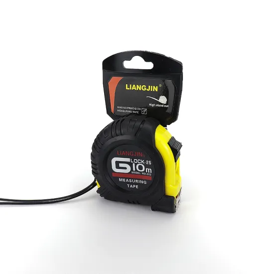 yellow leather tape measure